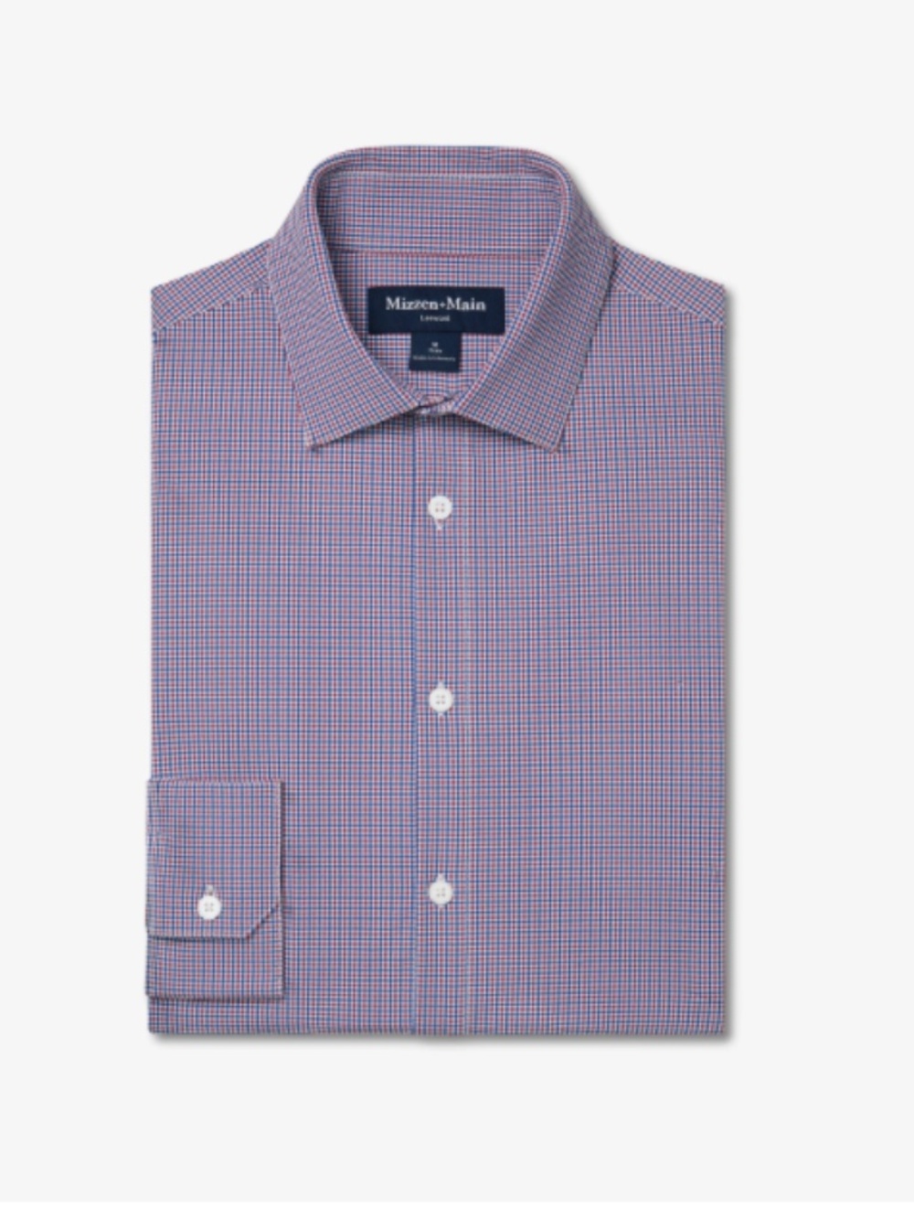 Leeward Dress Shirt Mulberry Sam Plaid - Picture 2 of 4